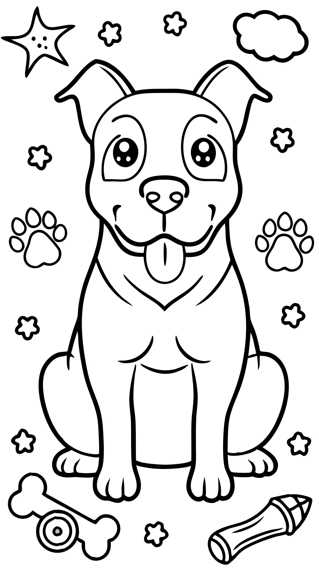 dog coloring pages printable free